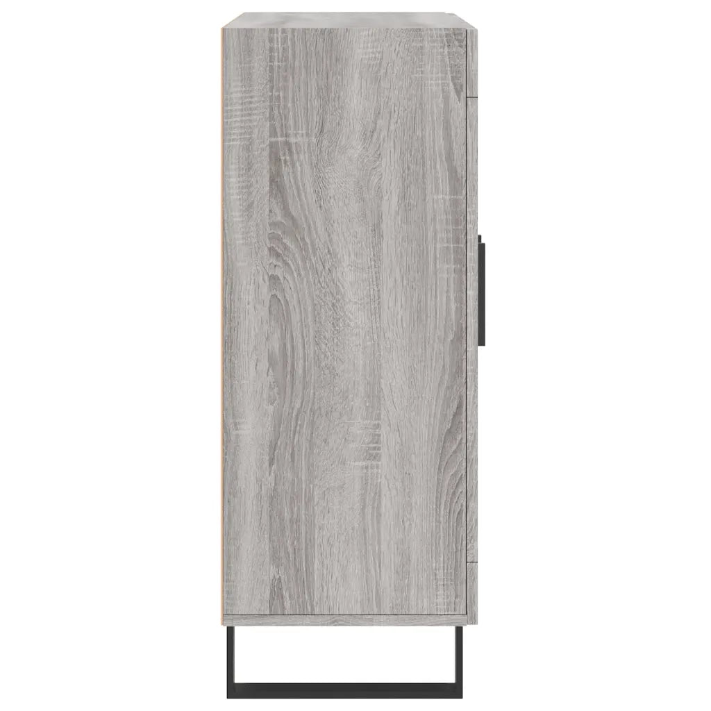 Credenza Grigio Sonoma 69,5x34x90 cm in Legno Multistrato 830226