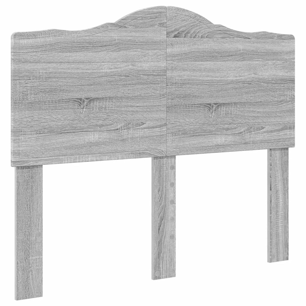 Struttura del letto con testiera Grigio Sonoma 135 x 190 cm 3413617