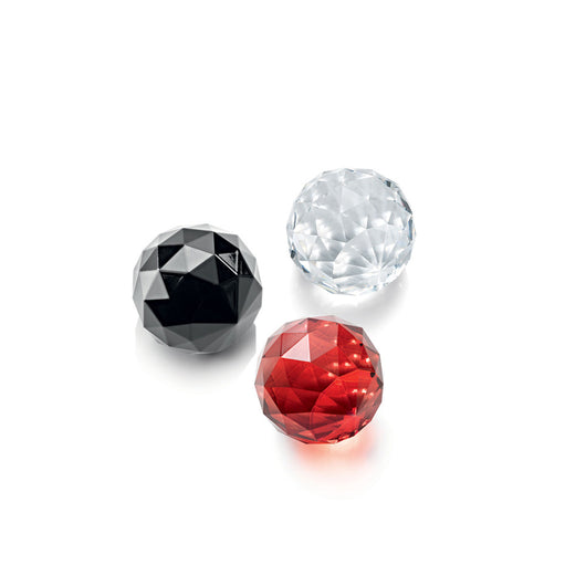 Sospensione Contemporanea Giudecca Metallo-Cristallo Rosso 6 Luci E14