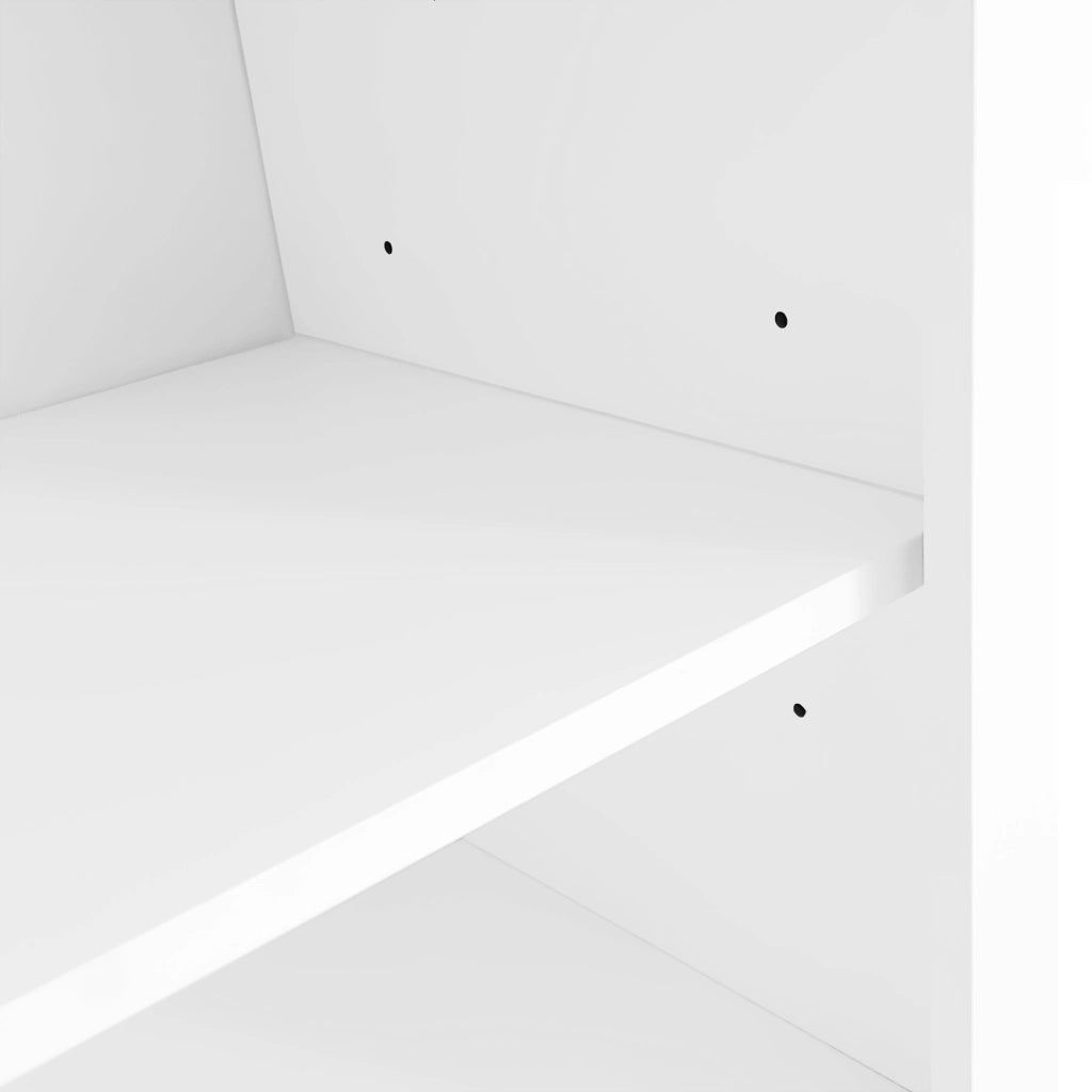 Set Ingresso con Panca, Scarpiera e Appendiabiti ¨C MINIMAL ¨C Bianco, 3 Ganci, H190/L120/P40 cm
