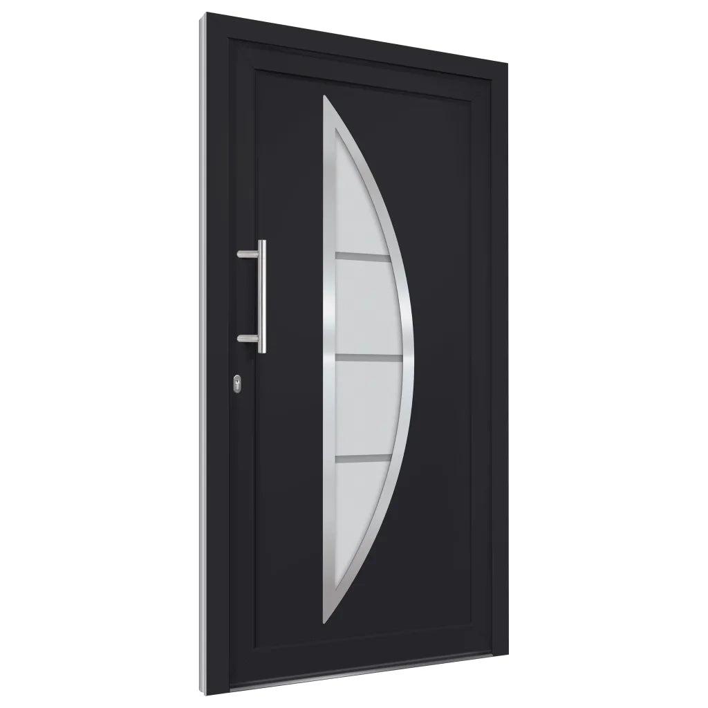 Porta di Ingresso Antracite 98x208 cm cod mxl 58302