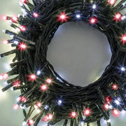 HIGH-TECH BOX LUCI A FILO MINILUCCIOLE CON 500 LED IN COLORE BIANCO E ROSSO