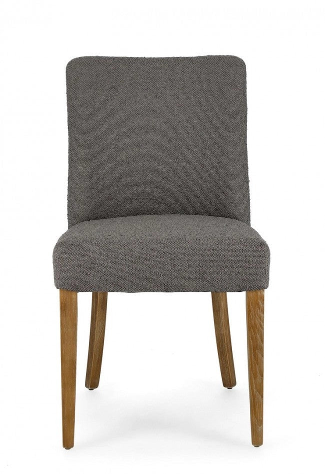 Set 2 Sedie 48x57x88h cm Beatriz Grigio Bouclè