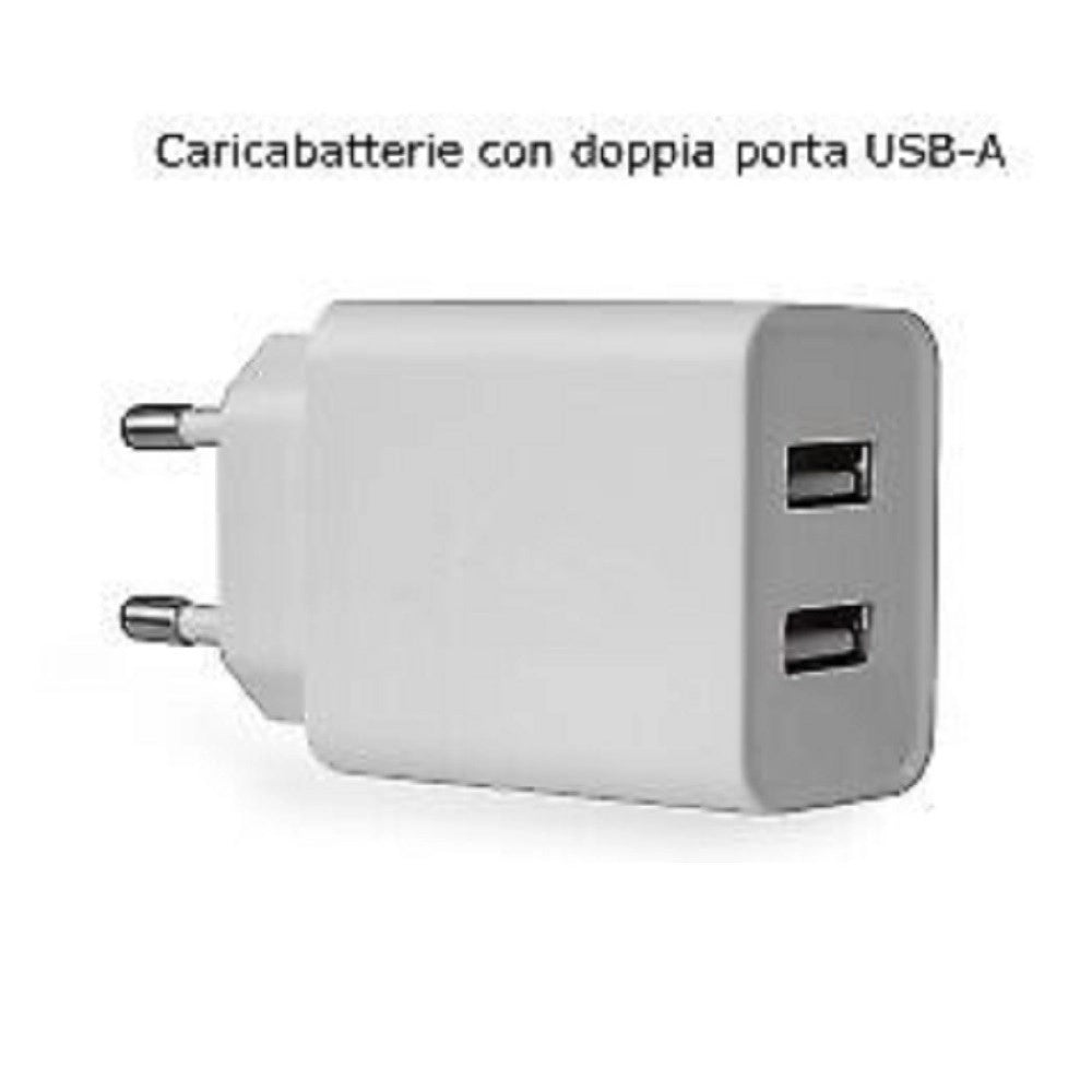 Trade Shop - Caricatore Alimentatore Caricabatterie 18w 5v-4,8a Con Doppia Entrata Usb Q-cd10 -