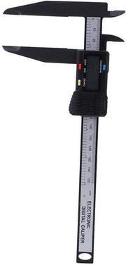 Misuratore Digitale con Schiacciamento di 150 mm - Costruzione in Carbonio di Alta Qualità - Aiuto alla Marcatura - Leggerezza - Precisione 0.1 mm - Adatto per Scuole