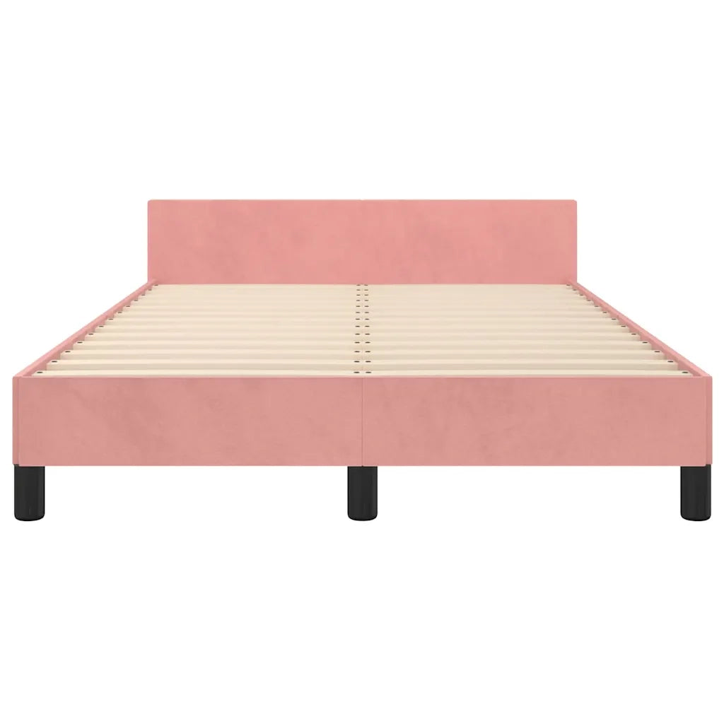Giroletto con Testiera Rosa 120x200 cm in Velluto cod mxl 59785