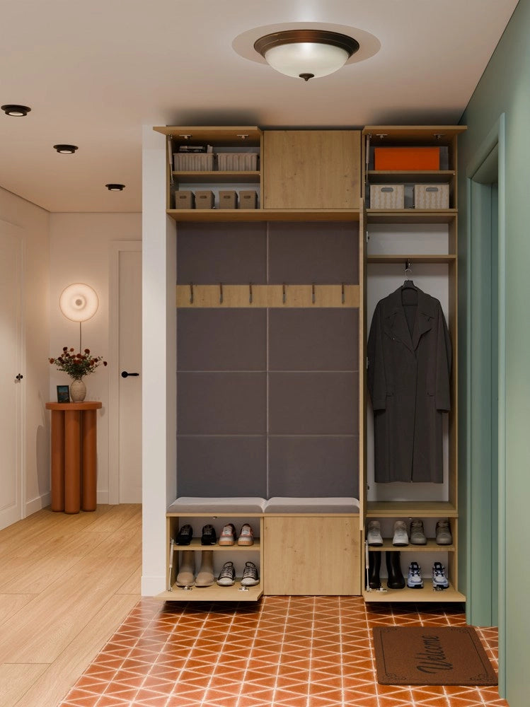 Guardaroba HAGA III/1sz2w rovere artisan + 2x appendiabiti