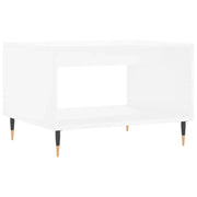 Tavolino da salotto | Tavolino da caff¨¨ | Tavolino da Soggiorno Bianco 60x50x40 cm in Legno Multistrato