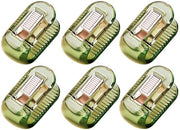 Clips per coperta da letto, 6 pezzi trasparenti, clip coperta da letto antiscivolo, clip coperta da letto senza chiodi, clip coperta da letto per tenere la coperta da letto al suo posto (verde)
