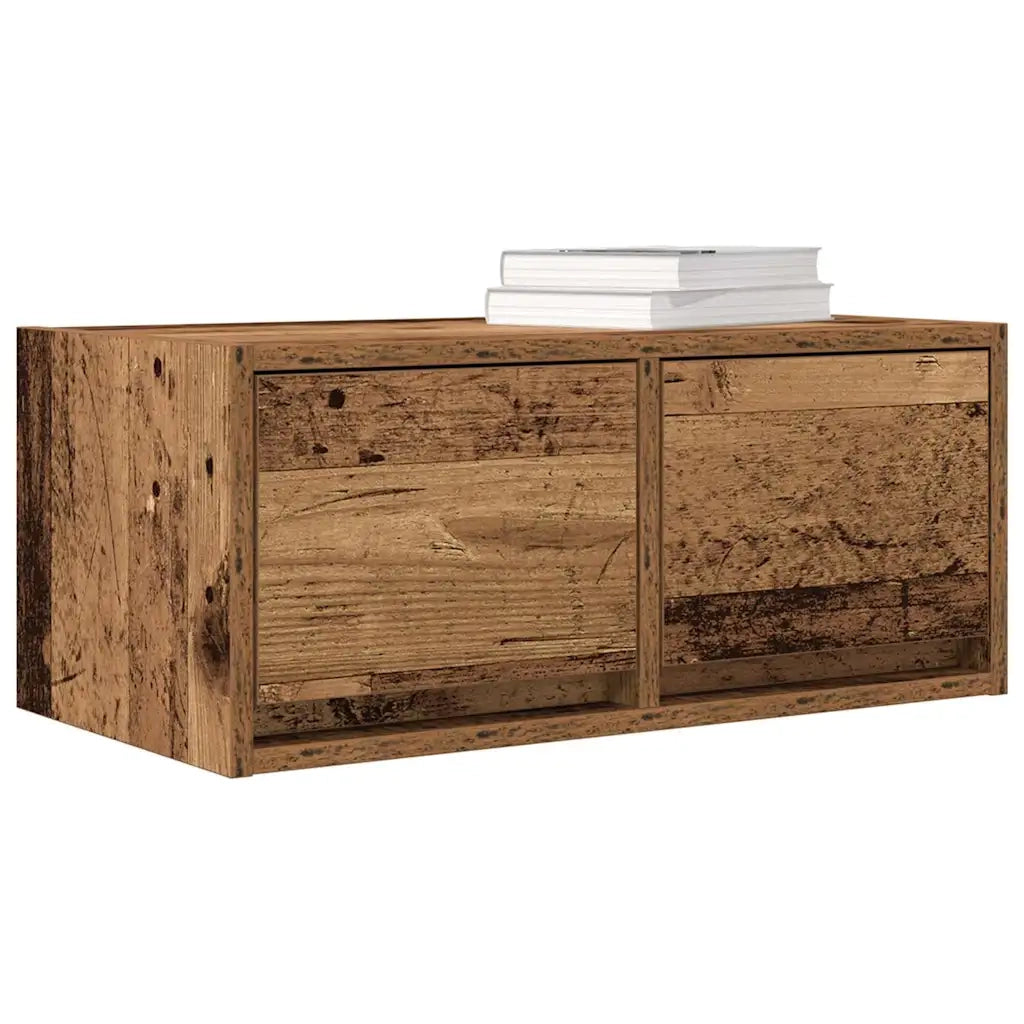 Mobile Porta TV Legno Antico 60x31x25,5 cm Legno Multistrato