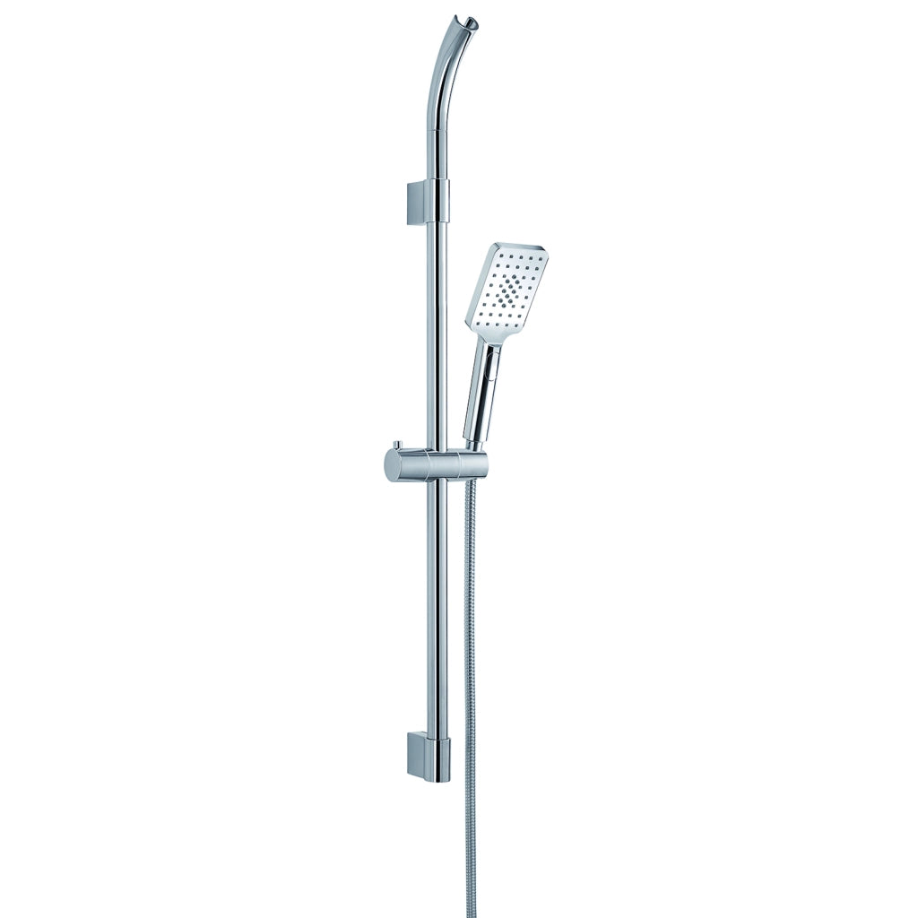 Saliscendi cromato Gedy con doccino 3 funzioni e flessibile 150cm | Tech 10
