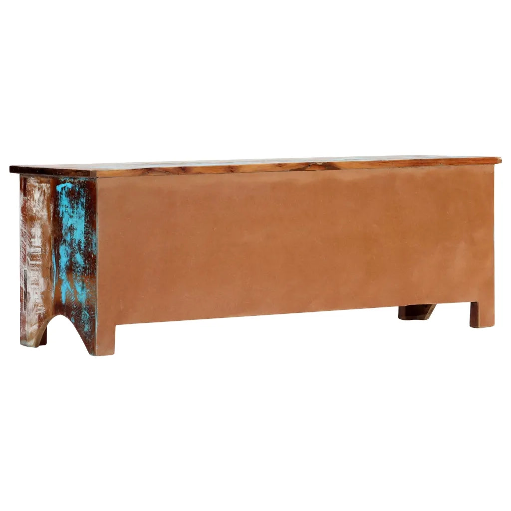 Mobile Porta TV 120x30x40 cm in Legno Massello di Recupero cod mxl 54930
