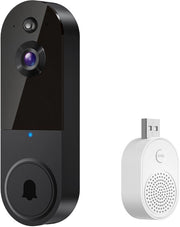 Deurbel HD con riconoscimento vocale, T50 Nero