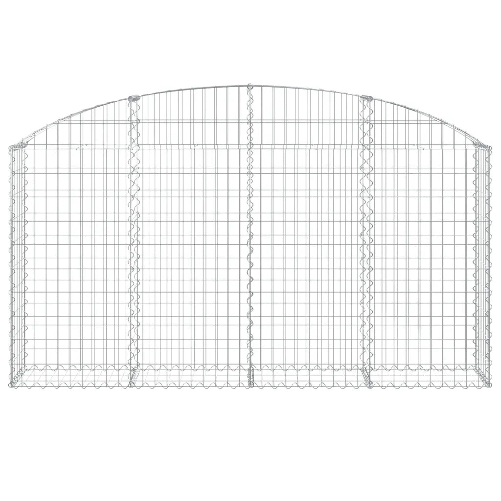 Cesto Gabbione ad Arco 200x30x100/120 cm Ferro Zincatocod mxl 79410