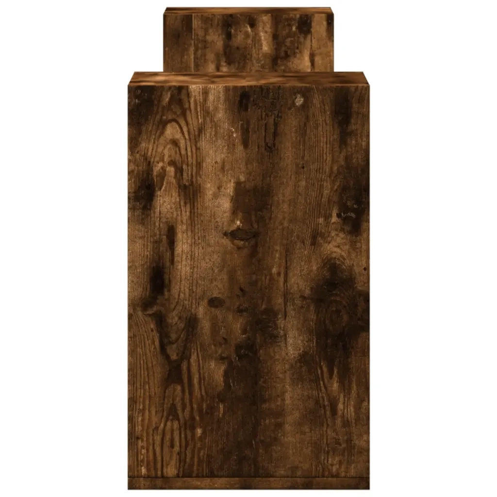 Mobili TV 2 pz Rovere Fumo 100x30x50 cm in Legno Multistrato 840797