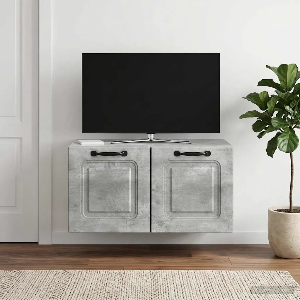 Mobile Porta TV da Muro Grigio Cemento 59,5 x 41 x 30 cm 899358
