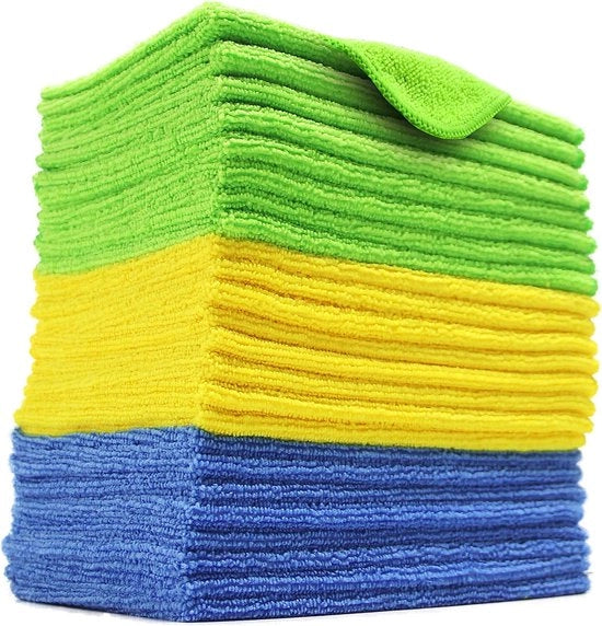 Set di 24 Asciugamani di Microfibra per Pulizia - 305 x 406 cm