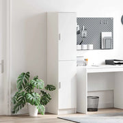 Credenza-Buffet-Armadio da cucina Bianco 35 x 39 x 168 cm