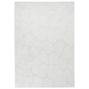 Tappeto decorativo rettangolare in jacquard, 160 x 230 cm, bianco sporco design elegante