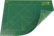 Mat di taglio autoadesivo A2 doppio lato 5 strati per cucire quilting scrapbooking e papiercraft - imperial/metrico 59 cm x 44 cm - Verde