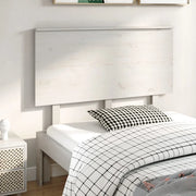 Testiera per Letto-Testata-Testiera Decorativa Bianca 124x6x82,5 cm Legno Massello di Pino