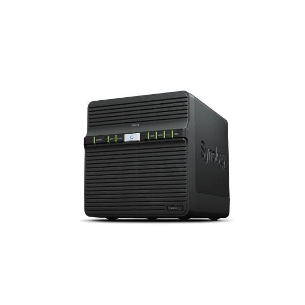 Nas tower synology ds423 4xhdd nohdd 3.5/2.5 sata 1p 1gbe 2gb ram cpu 4c 1.7 ghz realtek rtd1619b
