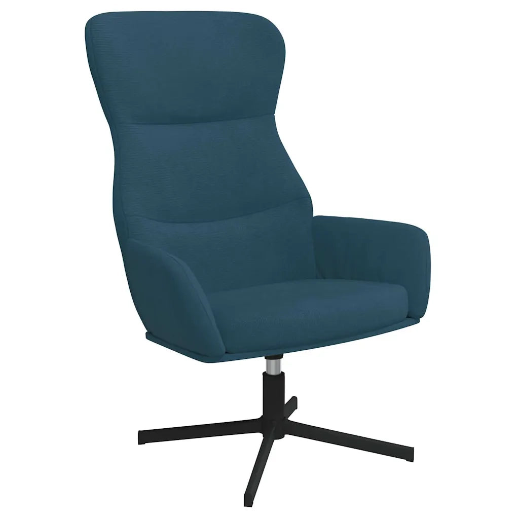 Poltrona Relax-Poltroncina Blu in Velluto 645447