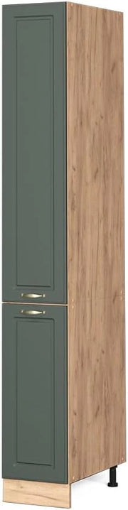 Armadio da farmacia Fame-Line, Verde-oro Country House, 30 cm, per la combinazione con altri moduli della serie Fame-Line