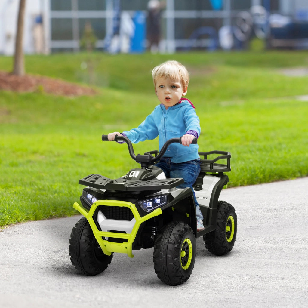 Quadro Elettrico per Bambini Verde con Bateria 12V ¨C zephmum ¨C Verde