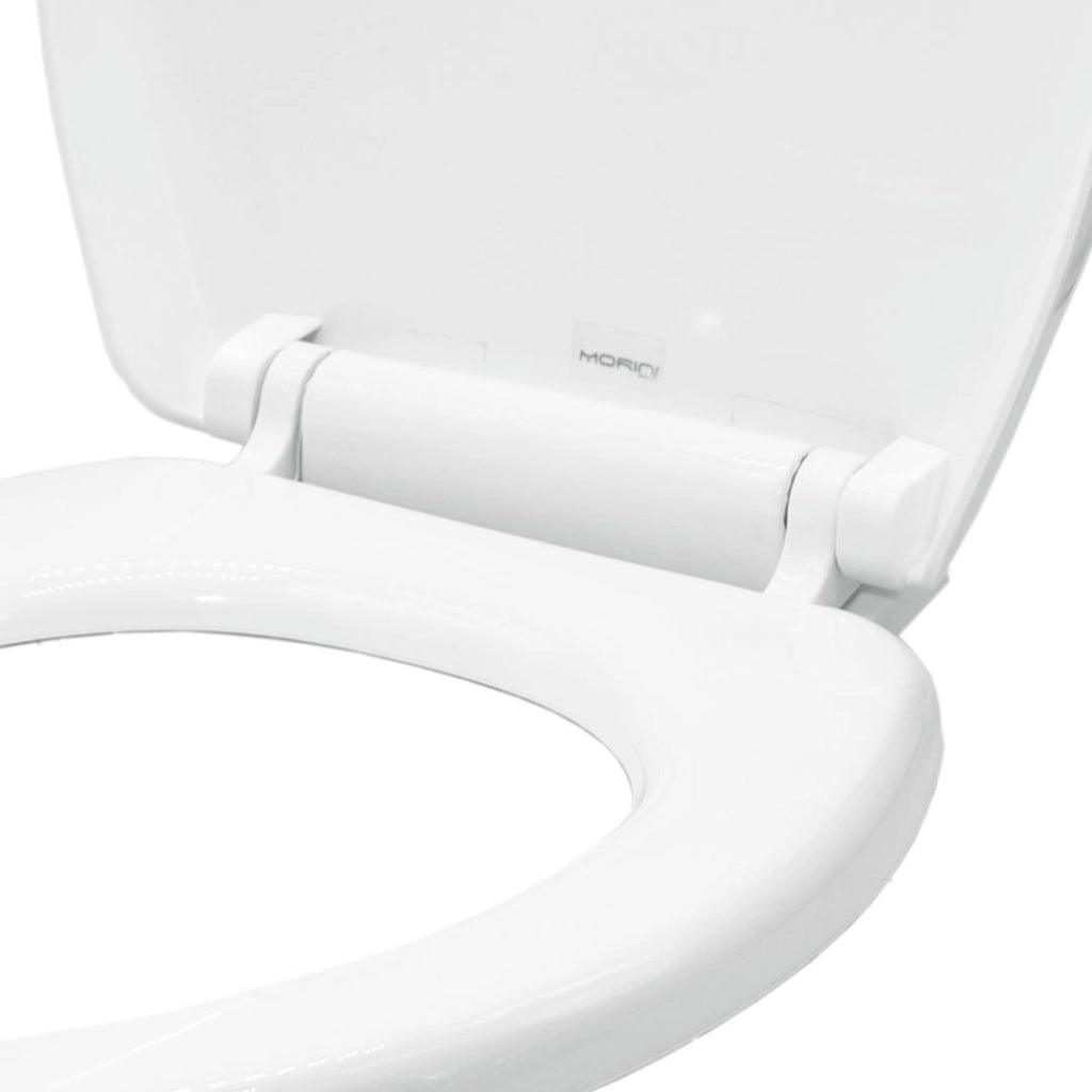 Sedile wc copri water tavoletta vaso universale bianco polipropilene pp sistema soft closing bagno *** pezzi 1