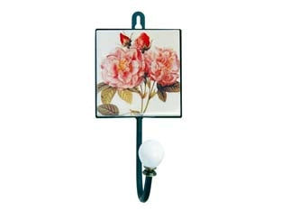 APPENDIABITI 1 POSTO CON DECORAZIONE ROSE  cm.10x8x21h.    XTRA