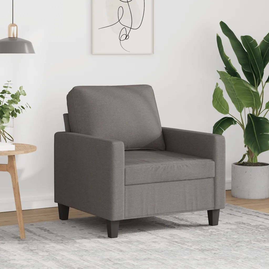 Divano Sedia-Poltrona Tortora 60 cm in Tessuto 410326