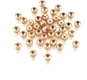 Supporti a distanza in oro 18K - Piccoli fermagli in ottone - Ideali per la creazione di gioielli - Color oro - Perfetti per bracciali - 50 pezzi