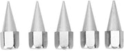 Set di Connettori per Bocchetta di Carburante a 5 pezzi - Connettori a Vite - Nipple per Bocchetta di Carburante - Acciaio Inossidabile - Resistenti alle Sfregamenti - Facili da Installare