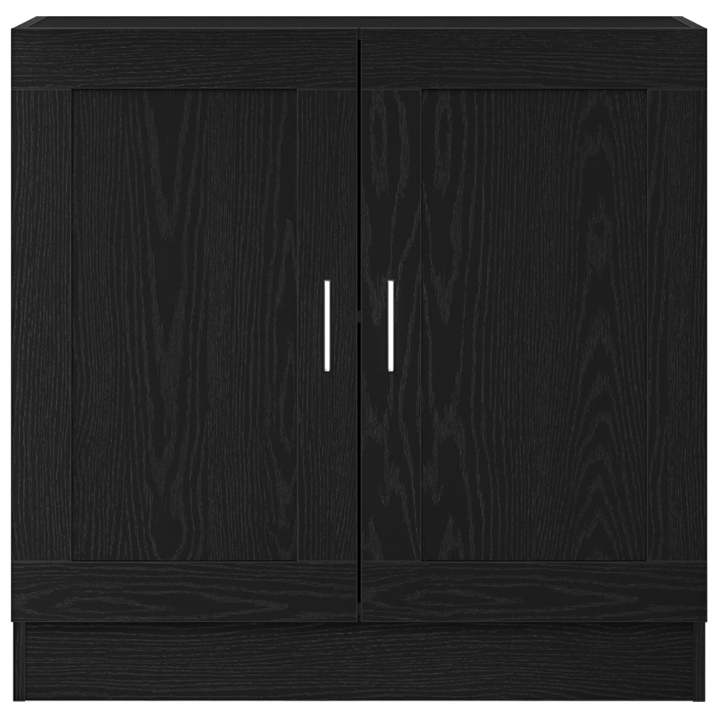 Mobile libreria  Nero Rovere 82,5x30,5x80 cm in legno ingegnerizzato