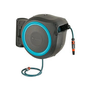 GARDENA 18630-20 RollUp XL Avvolgitubo a Parete 35 m Diametro 13 mm Rotazione 180° con Lancia e Raccordi colore Azzurro