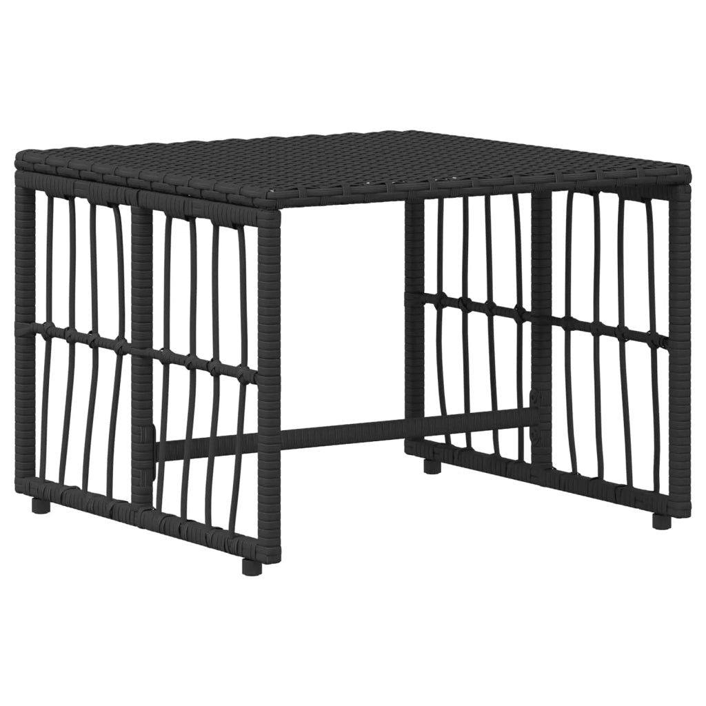 Set di Mobili da Esterno 5 pz | Set Salotto da Giardino Nero e Grigio scuro