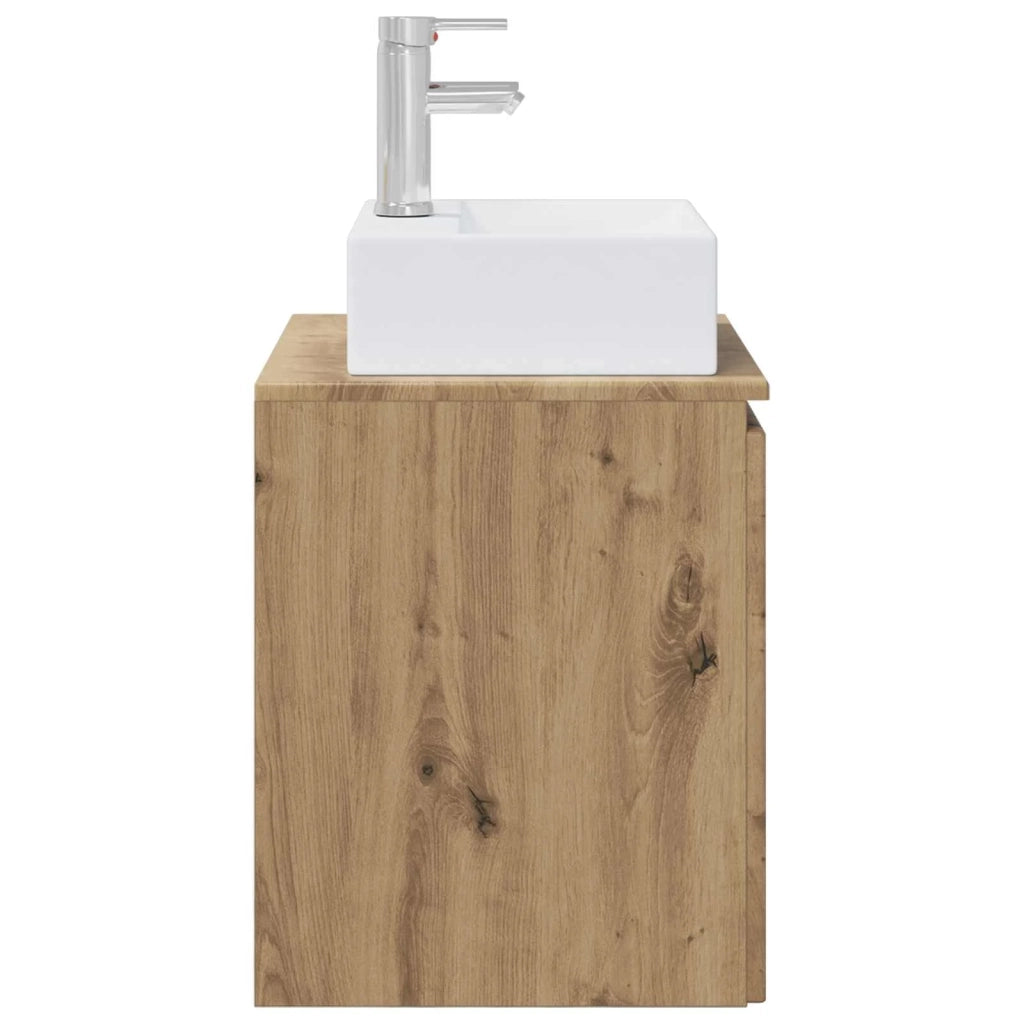 Mobile Lavabo da Parete Rovere Artigianale 49,5 x 41 x 62,5 cm