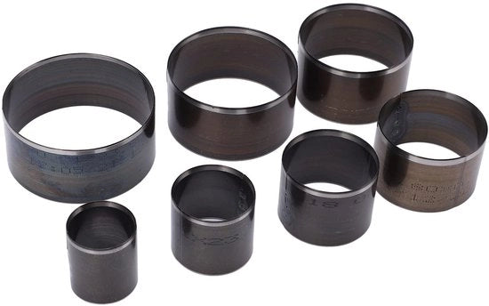 Set di punzoni per biscotti - 7 pezzi - Acciaio di alta qualità - Taglio rapido - Diversi formati - Duraturo e resistente agli urti - Forma di punzone