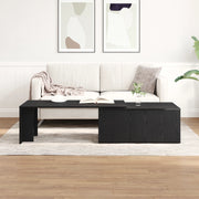 Tavolino da caffÃ¨  Nero Rovere 150x50x35 cm in Legno Ingegnerizzato