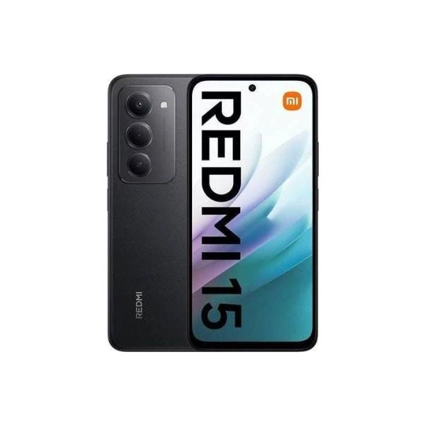 Smartphone xiaomi redmi 15 4g 6+128gb duos midnight black europa