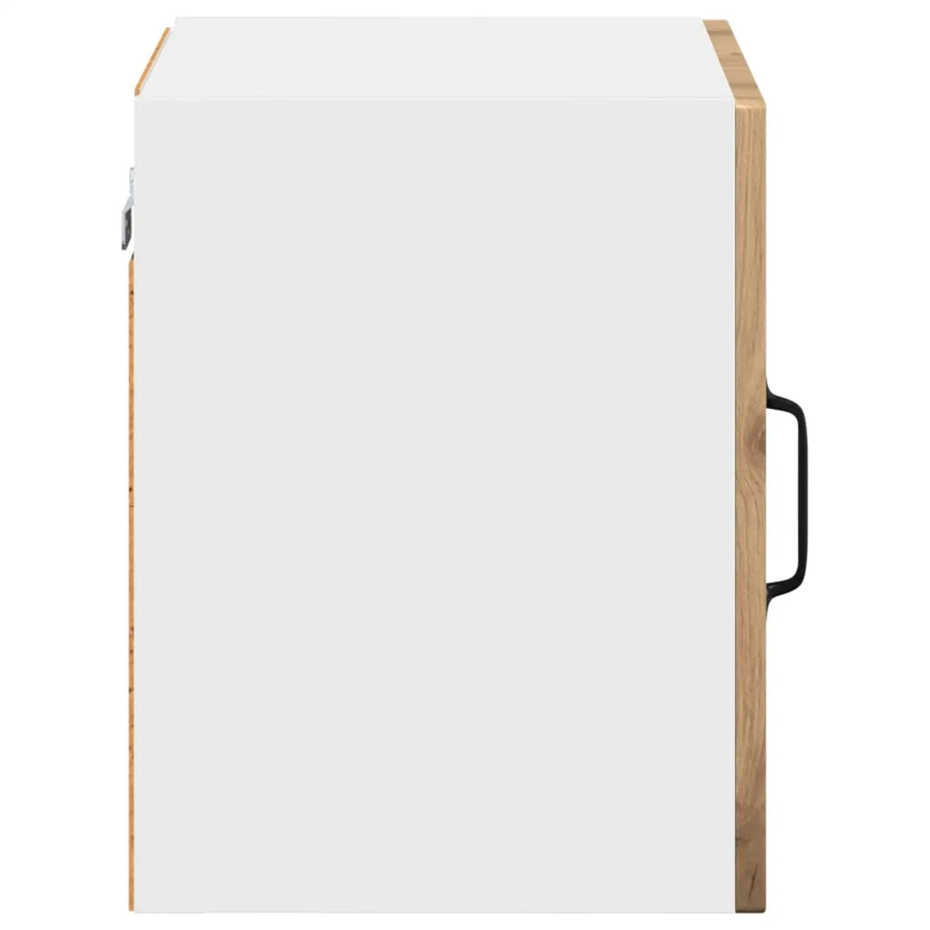 Mobile in vetro da parete LUCCA 2 pcs Rovere Artigianale 884853