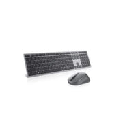 Dell km7321w tastiera mouse incluso ufficio rf senza fili + bluetooth qwerty us international grigio, titanio - KM7321WGY-INT