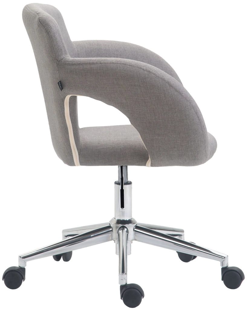 Sedia da ufficio Edison tessuto grigio