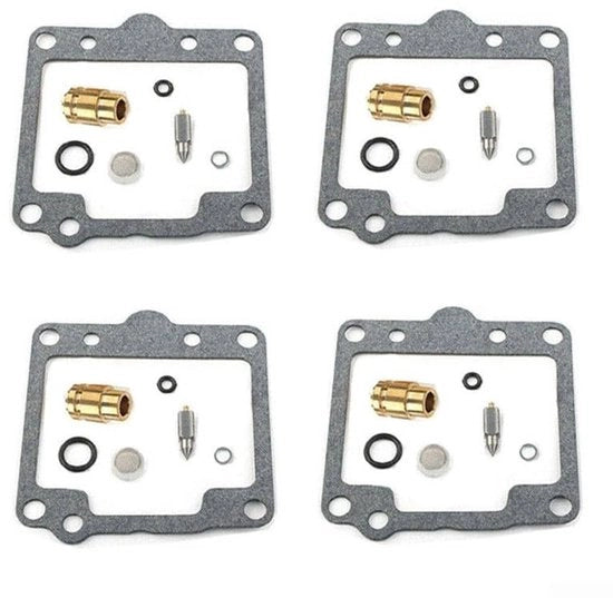 Set di riparazione del carburatore portatile - Set di sincronizzazione del carburatore - Set di regolazione del carburatore - Montaggio universale - Installazione facile - Materiale messing/rubbero