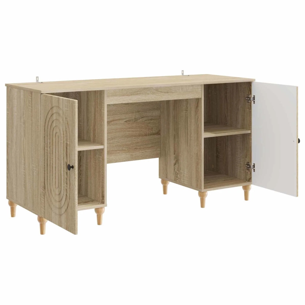 Scrivania Sonoma 142,5 x 50 x 75 cm Legno ingegnerizzato 3414578