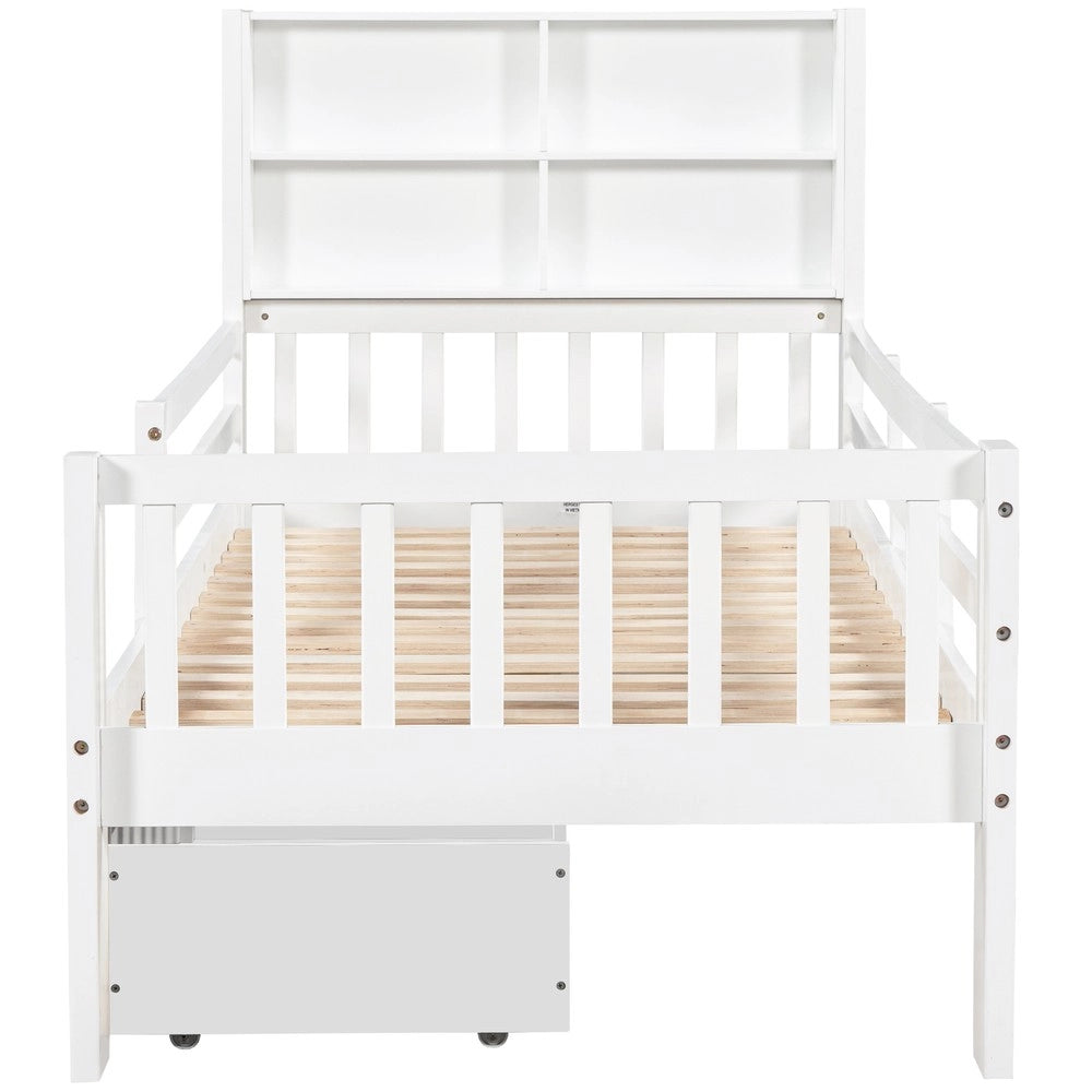 Letto Bambini con Cassetti e Lavagna ¨C Xylo ¨C Bianco 90x200