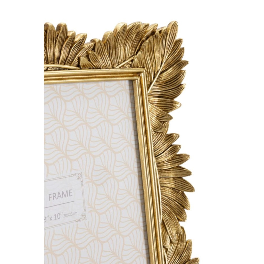 Portafoto Olistic 11, Oro, Poliresina, 28,5x3x31 cm