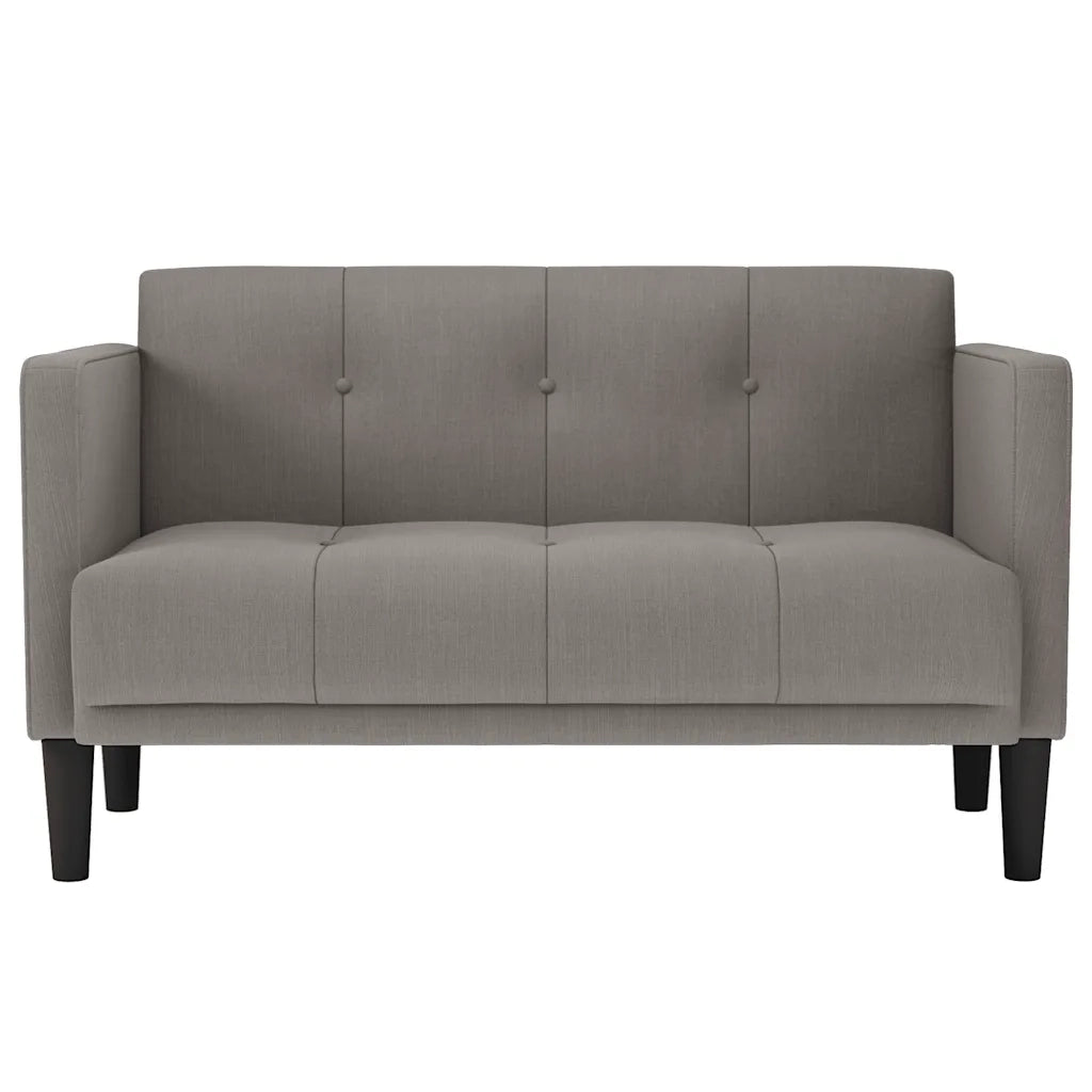 vidaXL Divano Divanetto Tortora 111 cm in Tessuto