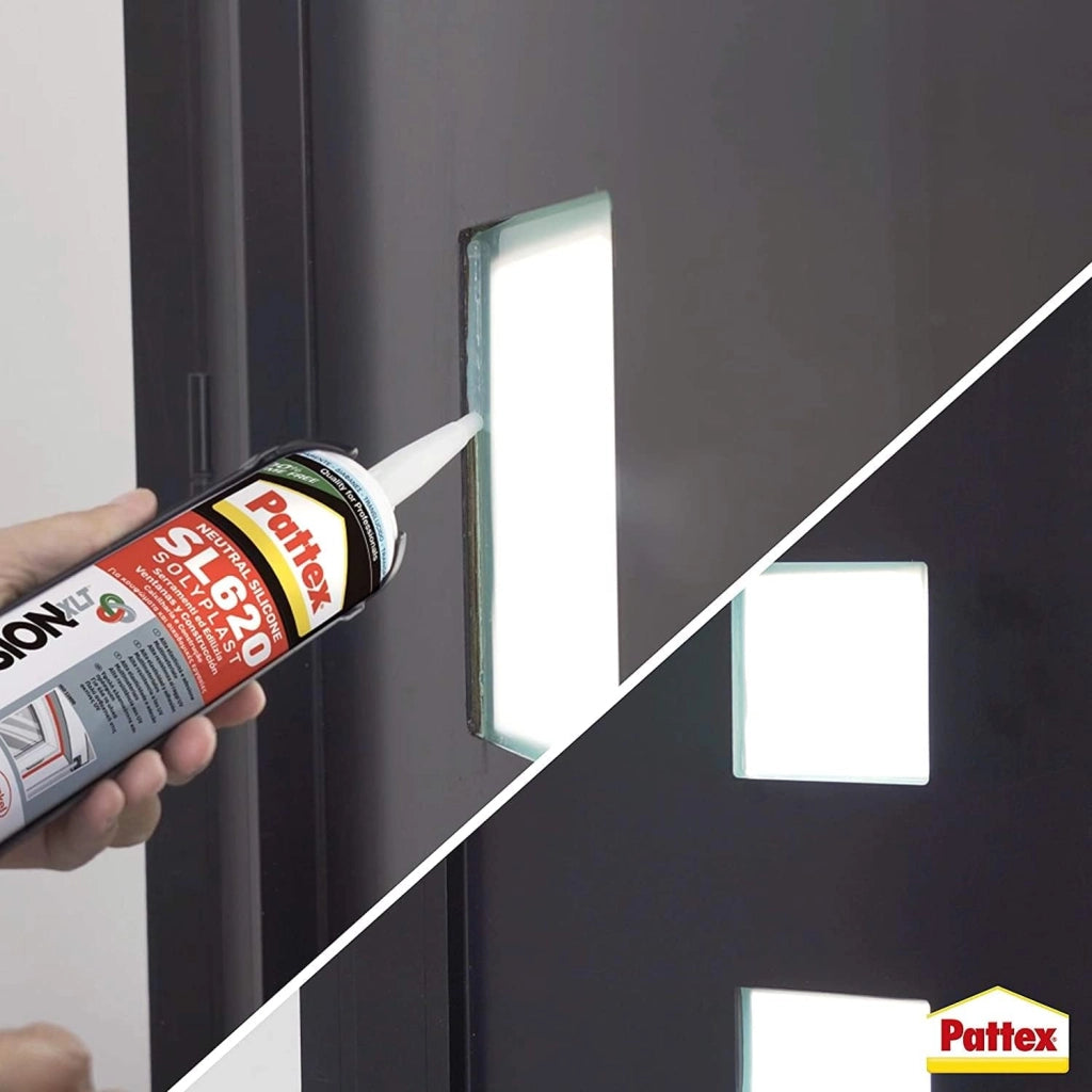 Silicone Neutro per Edilizia e Serramenti 'Solypla Grigio Segnale 300 ml